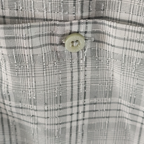 Haggar Button Down Short Sleeve Large - Picture 2 of 4